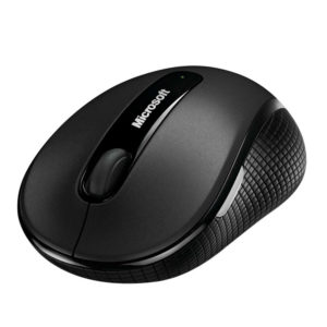 Mouse óptico inalámbrico Microsoft Mobile 4000, 1000 dpi, Grafito, BlueTrack (D5D-00001) (Consultar Stock)