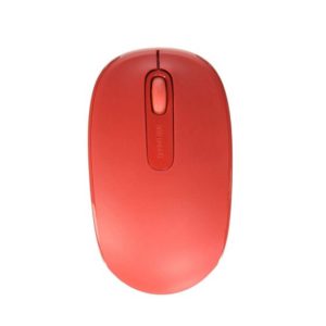 Mouse óptico inalámbrico Microsoft Mobile 1850, 1000dpi, Receptor USB, 2.4GHz, Rojo (U7Z-00031) (Consultar por stock)