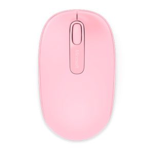 Mouse óptico inalámbrico Microsoft Mobile 1850, 1000dpi, Receptor USB, 2.4GHz, Rosado (U7Z-00021) (Consultar por stock)