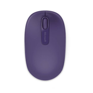 Mouse óptico inalámbrico Microsoft Mobile 1850, 1000dpi, Receptor USB, 2.4GHz, Purpura (U7Z-00048) (Consultar por stock)