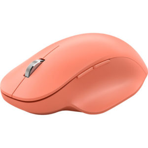 Mouse Microsoft Optico Inalambrico (Bluetooth) Ergonomico, 2.4GHz, Color Melocotón (222-00034)