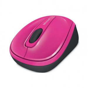 Mouse óptico inalámbrico Microsoft Mobile 3500, 1000 dpi, rosado, BlueTrack (GMF-00278)