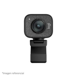 Cámara Web Logitech Streamcam Plus, Full HD, Black (960-001280)